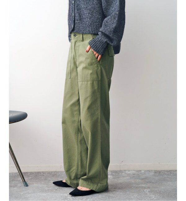 Spick and Span「《追加2》ルーズベイカーパンツ」|カーゴ|