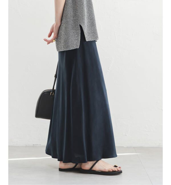 NOBLE「《追加2》キュプラナローAラインスカート」|スカート|