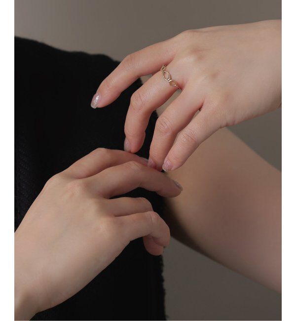 Lilas by Spick&Span「ミネラルパーツリング K10」|リング|ゴールド