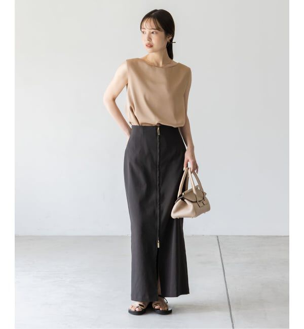 NOBLE「【洗える】ルナサテンレイヤードブラウス」|シャツ・ブラウス|