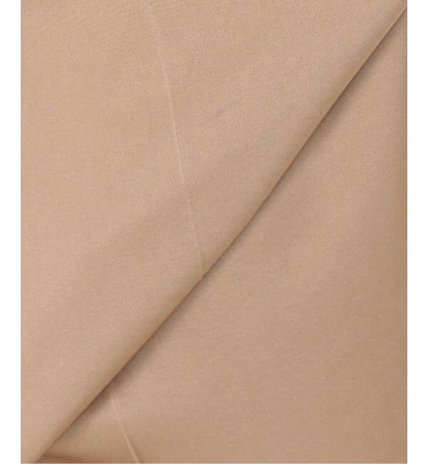 NOBLE「【洗える】ルナサテンベルテッドパンツ」|スラックス|