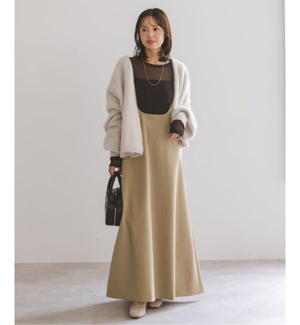 NOBLE「キャミストラップフレアスカート」|ワンピース|