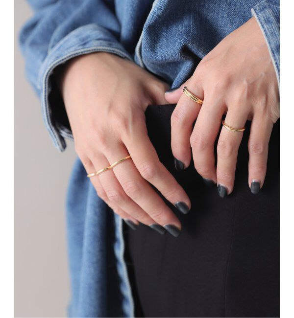 Lilas by Spick&Span「パイプピンキーリング K18」|リング|