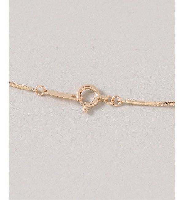 Lilas by Spick&Span「スタッドチェーンネックレス K18」|ネックレス|