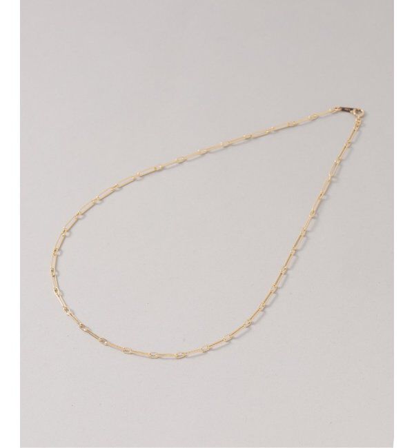 Lilas by Spick&Span「ロングクリップチェーンネックレス K18」|ネックレス|