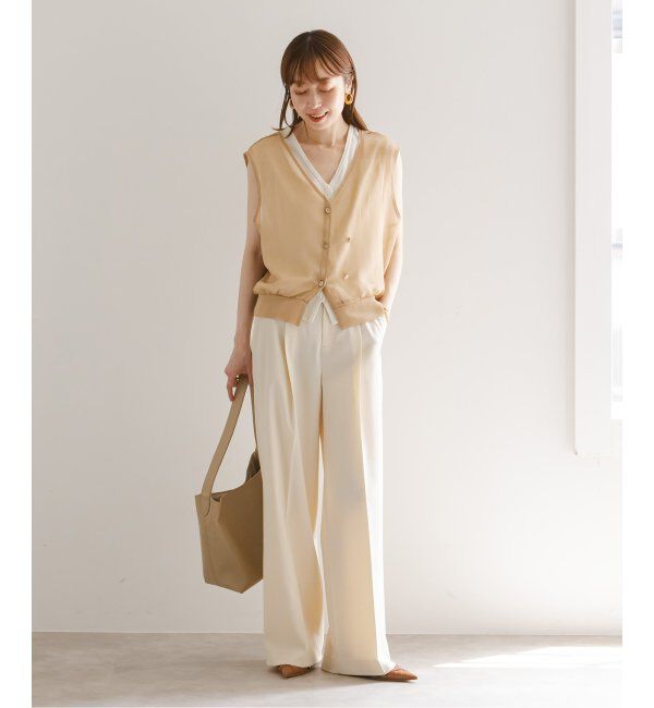 NOBLE「《NOBLE別注カラー》PROTAGONISTA/プロタゴニスタ レイヤードベスト」|ベスト・ジレ|