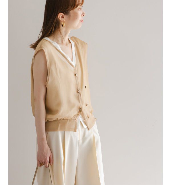 NOBLE「《NOBLE別注カラー》PROTAGONISTA/プロタゴニスタ レイヤードベスト」|ベスト・ジレ|