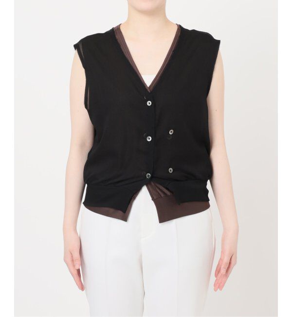 NOBLE「《NOBLE別注カラー》PROTAGONISTA/プロタゴニスタ レイヤードベスト」|ベスト・ジレ|