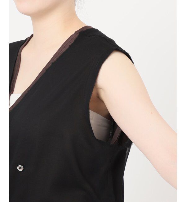 NOBLE「《NOBLE別注カラー》PROTAGONISTA/プロタゴニスタ レイヤードベスト」|ベスト・ジレ|