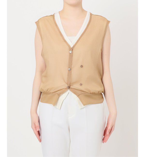 NOBLE「《NOBLE別注カラー》PROTAGONISTA/プロタゴニスタ レイヤードベスト」|ベスト・ジレ|