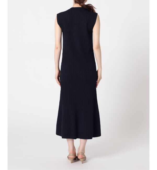 NOBLE「《WEB限定追加》【洗える】ランダムリブマーメイドニットワンピース2」|ワンピース|