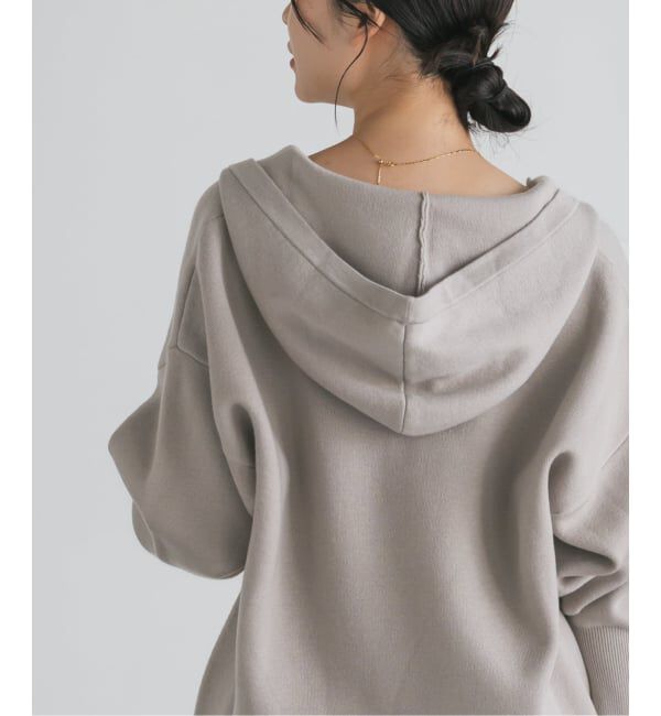 NOBLE「《追加》接結タック編みフードプルオーバー」|ニット・セーター|