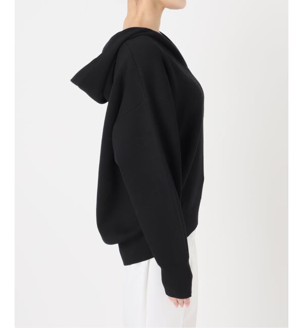 NOBLE「《追加》接結タック編みフードプルオーバー」|ニット・セーター|