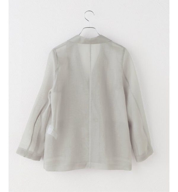NOBLE「《追加》ソフトオーガンジーシアージャケット 3」|テーラードジャケット|