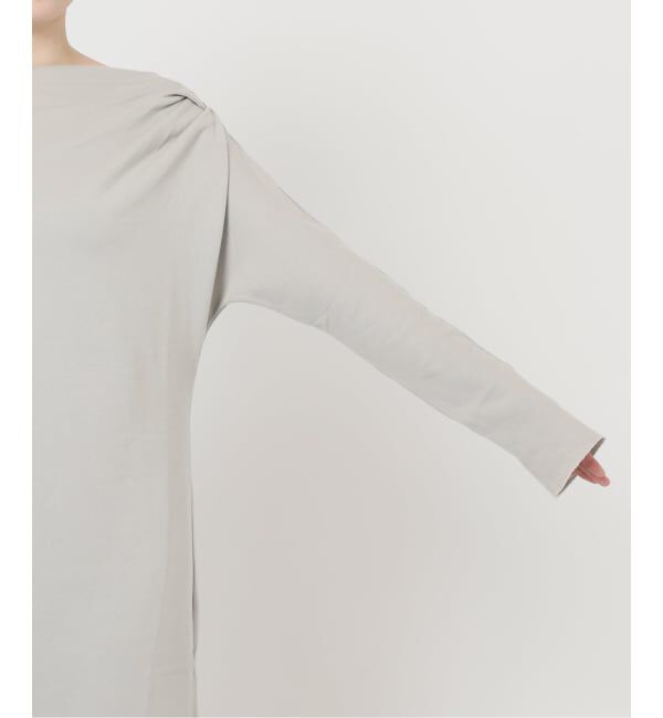 NOBLE「《NOBLE別注》GREYCHORD/グレーコード タックギャザーワンピース」|ワンピース|