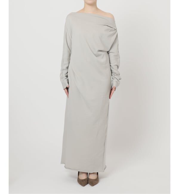 NOBLE「《NOBLE別注》GREYCHORD/グレーコード タックギャザーワンピース」|ワンピース|