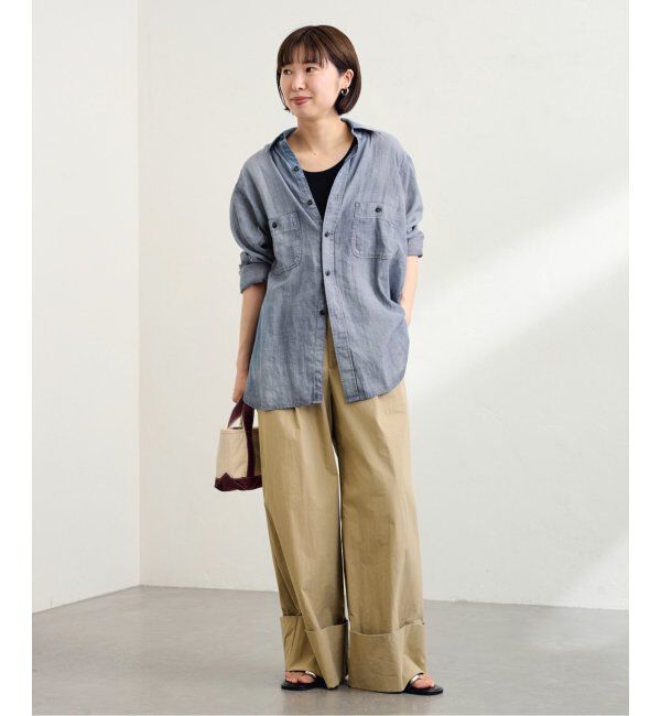 FRAMeWORK「エクストラワイドマッキンパンツ」|チノ|