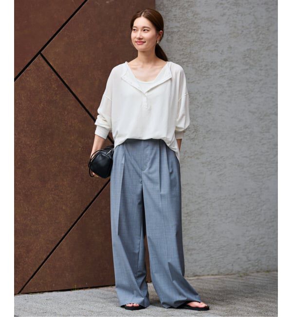 FRAMeWORK「≪追加≫サーフニットヘンリーTee」|Tシャツ・カットソー|