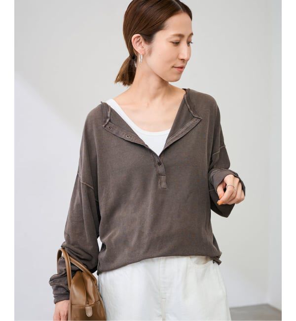 FRAMeWORK「≪追加≫サーフニットヘンリーTee」|Tシャツ・カットソー|