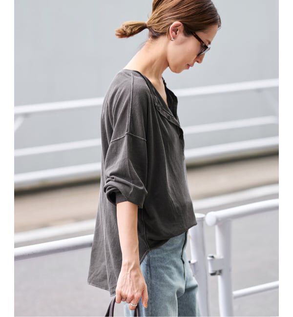 FRAMeWORK「≪追加≫サーフニットヘンリーTee」|Tシャツ・カットソー|