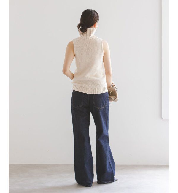 NOBLE「ローゲージノースリーブハイネックニット」|ニット・セーター|