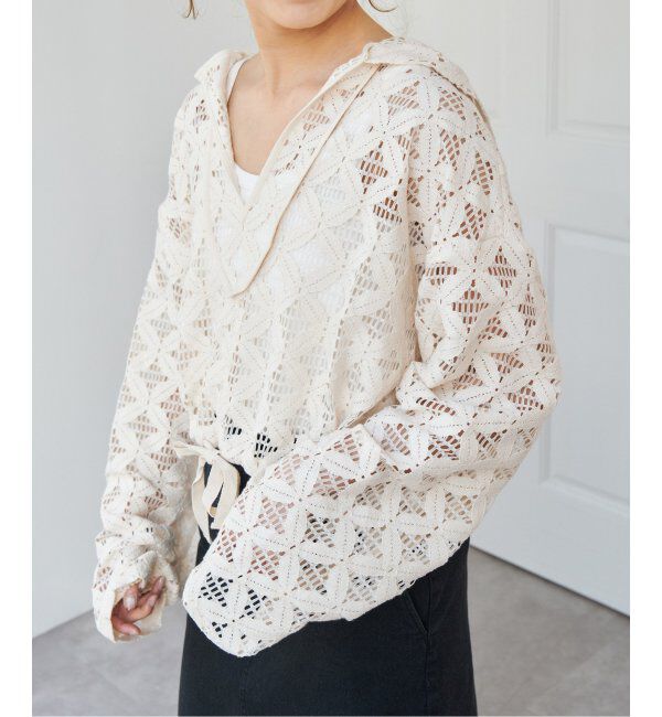 Spick and Span「《追加》Uhr / ウーア 別注Lace Foodie Tops」|シャツ・ブラウス|