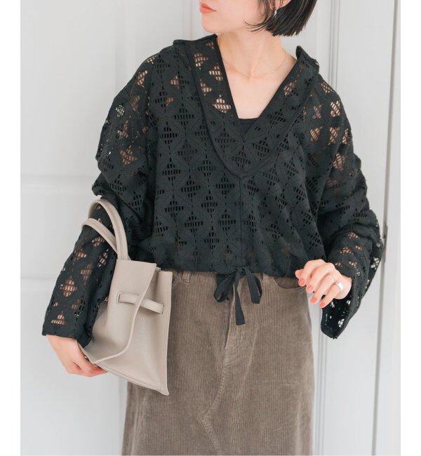 Spick and Span「《追加》Uhr / ウーア 別注Lace Foodie Tops」|シャツ・ブラウス|