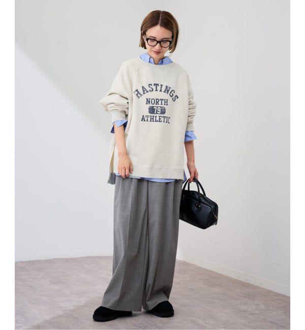 FRAMeWORK「≪追加≫ウォッシャブルTWタックワイドパンツ」|スラックス|