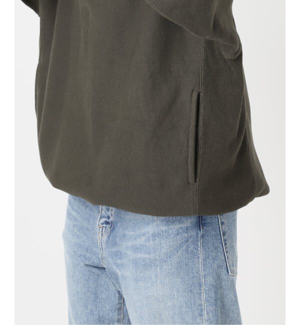 FRAMeWORK「Champion 別注REVERSE WEAVE11.5OZフードハーフジップドロストプルオーバー」|スウェット・ジャージ|