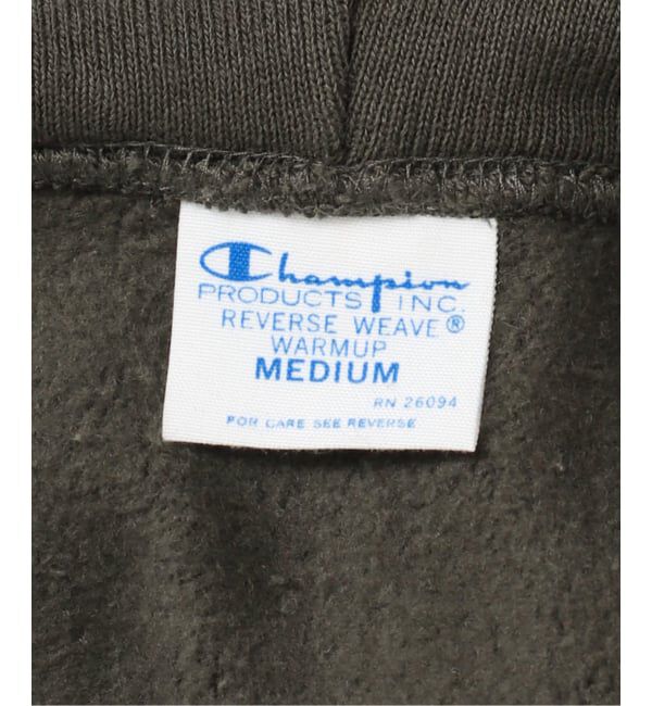 FRAMeWORK「Champion 別注REVERSE WEAVE11.5OZフードハーフジップドロストプルオーバー」|スウェット・ジャージ|