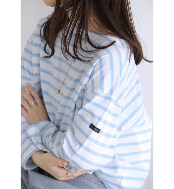  「《予約》【洗える】LE MINOR/ルミノア 別注ボーダープルオーバー」|Tシャツ・カットソー|