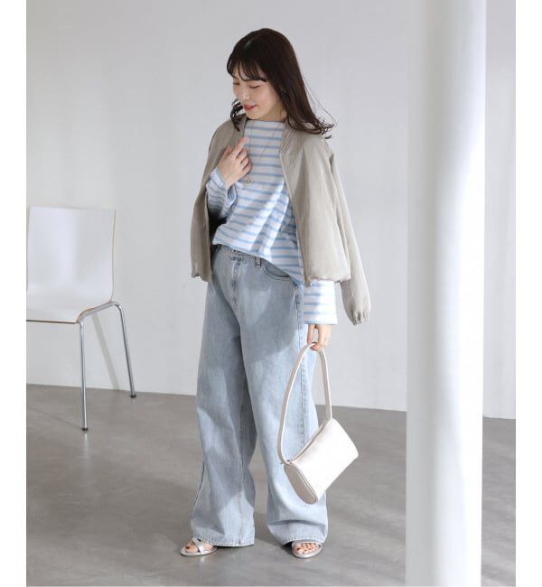  「《予約》【洗える】LE MINOR/ルミノア 別注ボーダープルオーバー」|Tシャツ・カットソー|