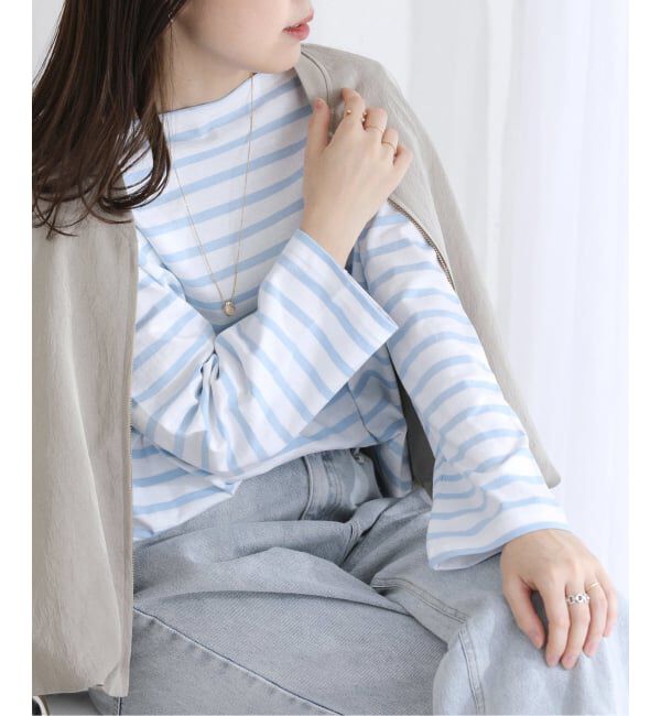  「《予約》【洗える】LE MINOR/ルミノア 別注ボーダープルオーバー」|Tシャツ・カットソー|