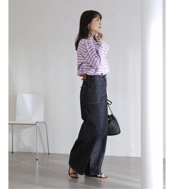  「《予約》【洗える】LE MINOR/ルミノア 別注ボーダープルオーバー」|Tシャツ・カットソー|