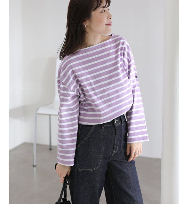  「《予約》【洗える】LE MINOR/ルミノア 別注ボーダープルオーバー」|Tシャツ・カットソー|