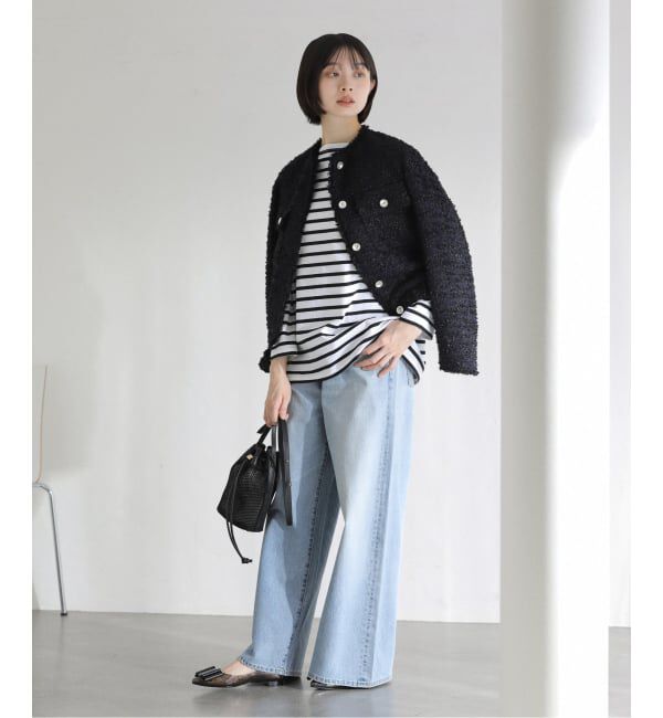  「《予約》【洗える】LE MINOR/ルミノア 別注ボーダープルオーバー」|Tシャツ・カットソー|