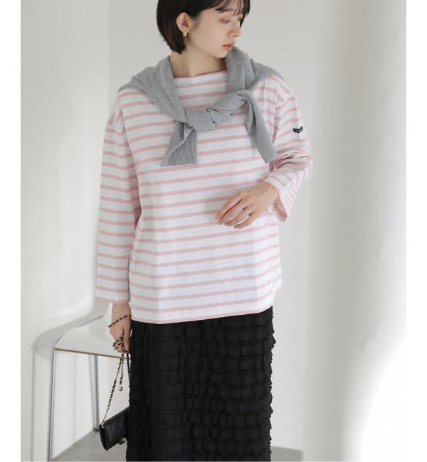  「《予約》【洗える】LE MINOR/ルミノア 別注ボーダープルオーバー」|Tシャツ・カットソー|