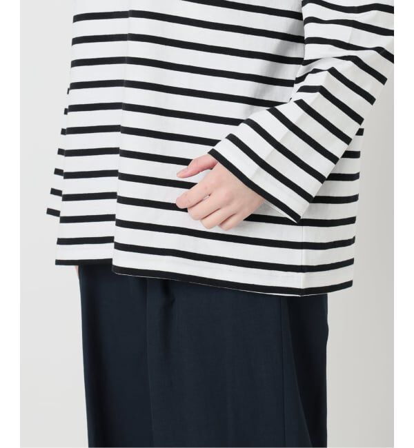  「《予約》【洗える】LE MINOR/ルミノア 別注ボーダープルオーバー」|Tシャツ・カットソー|