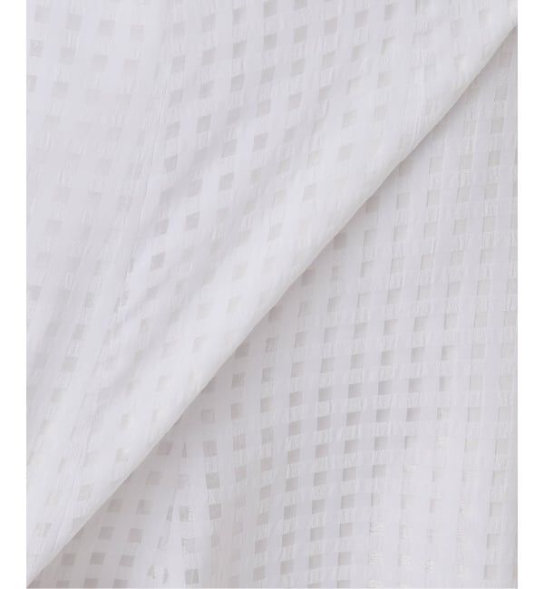  「《予約》【洗える】シアーチェックパネルスカート」|スカート|