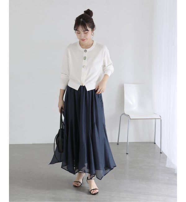  「《予約》【洗える】TORRAZZO DONNA/トラッゾドンナ ビジューカーディガン」|カーディガン|