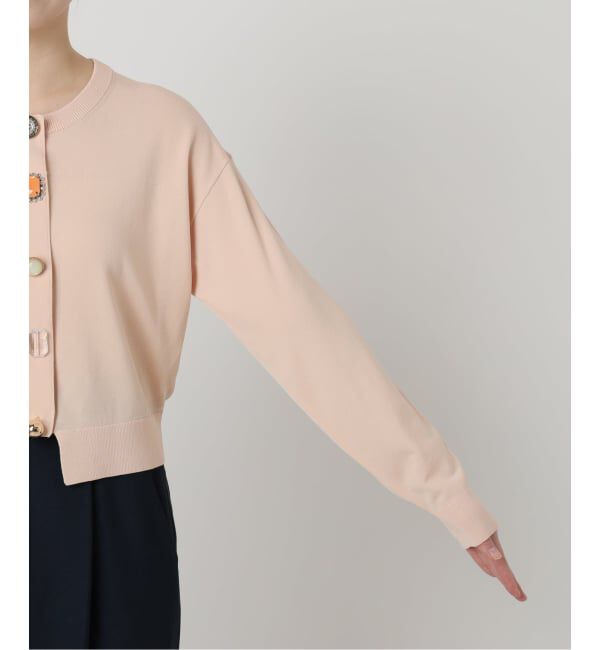  「《予約》【洗える】TORRAZZO DONNA/トラッゾドンナ ビジューカーディガン」|カーディガン|