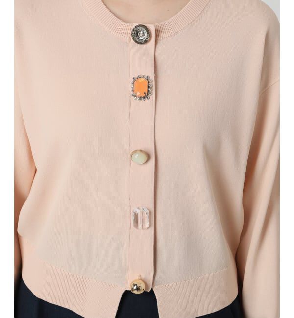  「《予約》【洗える】TORRAZZO DONNA/トラッゾドンナ ビジューカーディガン」|カーディガン|