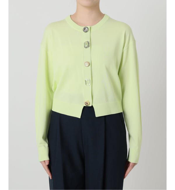  「《予約》【洗える】TORRAZZO DONNA/トラッゾドンナ ビジューカーディガン」|カーディガン|