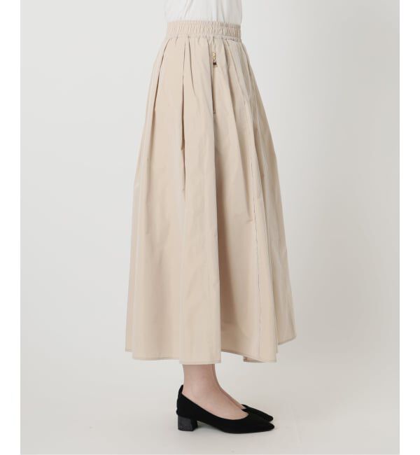  「《予約》【洗える】タフタジップポケットスカート」|スカート|