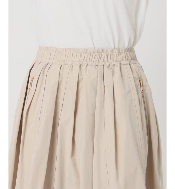  「《予約》【洗える】タフタジップポケットスカート」|スカート|