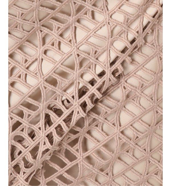  「《予約》【洗える】ラティスレーススカート」|スカート|