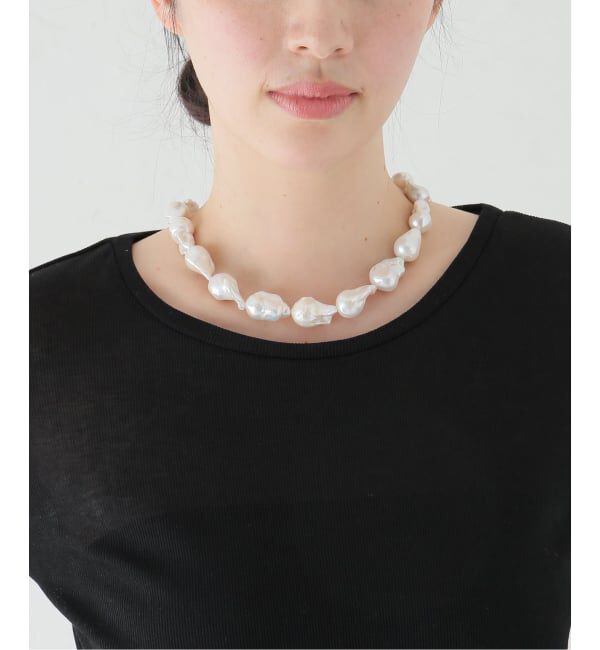  「STELLAR HOLLYWOOD/ステラハリウッド ビッグバロックパールネックレス」|ネックレス|