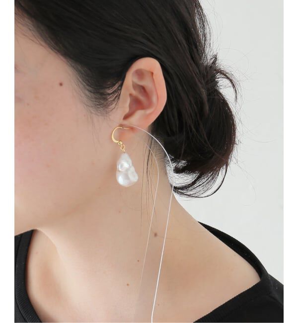  「STELLAR HOLLYWOOD/ステラハリウッド ビッグバロックパールピアス」|ピアス|