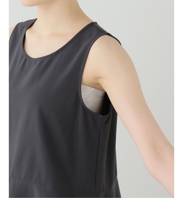  「【洗える】CHIGNON/シニヨン ヘムレースサテンタンク」|シャツ・ブラウス|