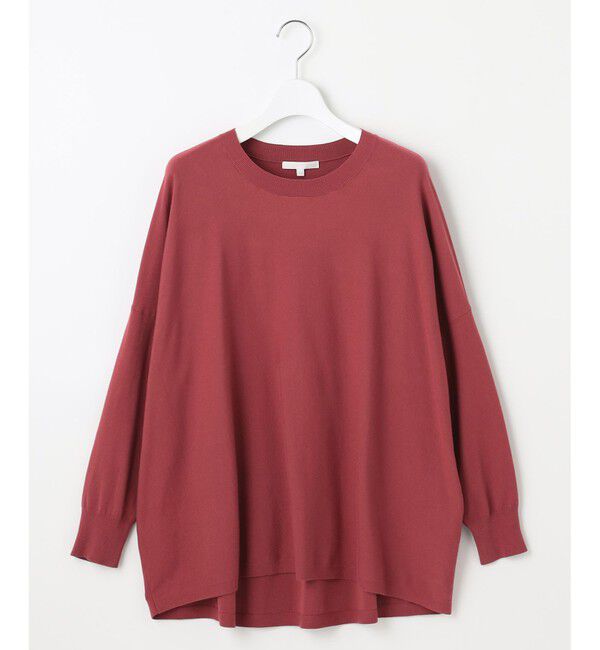 自由区「【WEB限定カラーあり】レーヨンストレッチ ニットT」|ニット・セーター|
